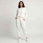 Elegante tweedelige lounge set met lange mouwen – Mirella