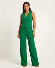 Elegant mouwloos blazerpak dames – Elira