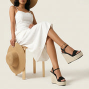 Espadrille sleehakken – Amélie
