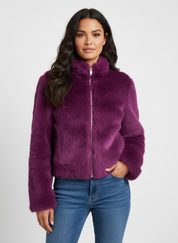 Faux fur korte damesjas