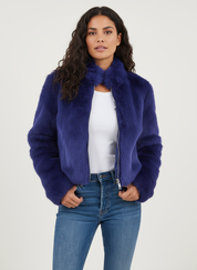 Faux fur korte damesjas