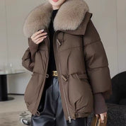 Faux fur parka dames – Valentina