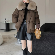Faux fur parka dames – Valentina