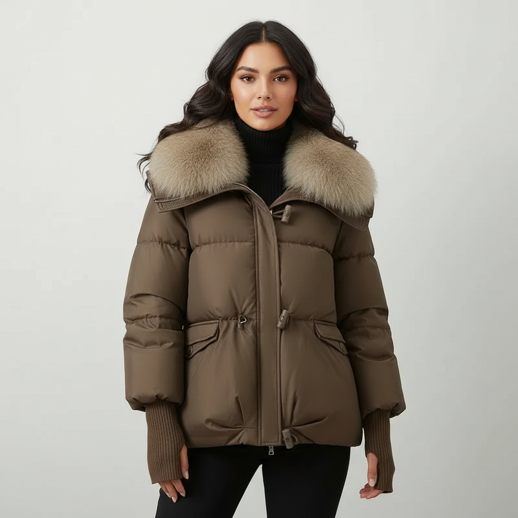 Faux fur parka dames – Valentina