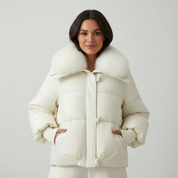 Faux fur parka dames – Valentina