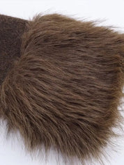 Faux fur trim jacket dames – Margot