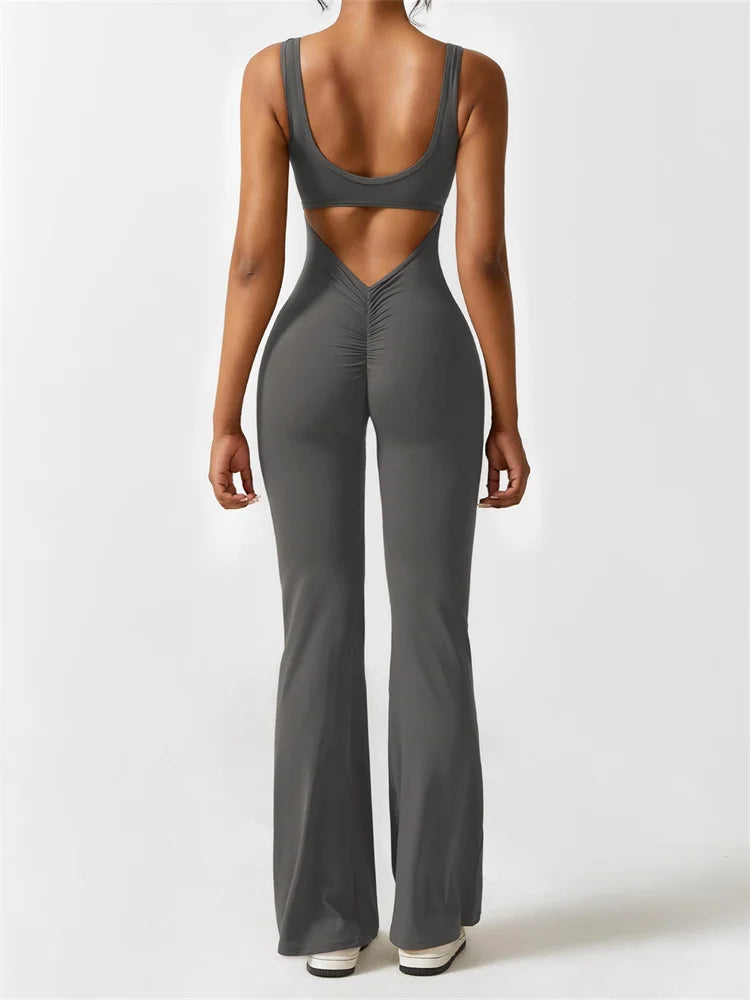 Flared shaping jumpsuit - Luna