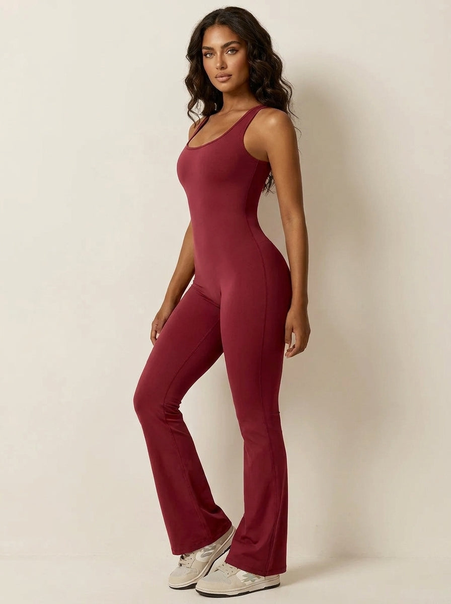 Flared shaping jumpsuit - Luna