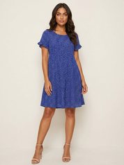 Fleurige zomerjurk met speelse print - Sanne