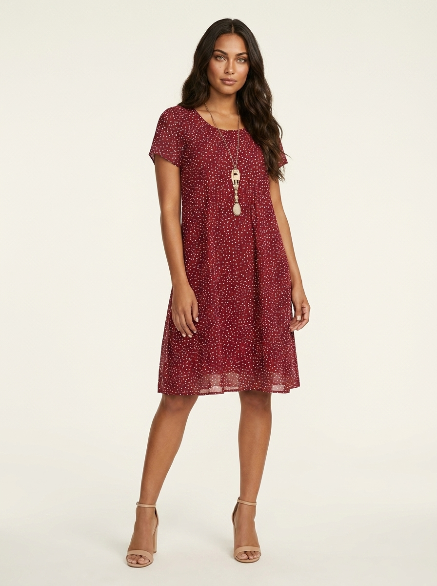 Fleurige zomerjurk met speelse print - Sanne