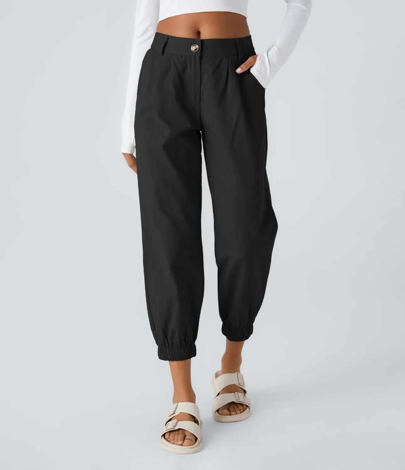 Flexibele dames jogger broek – Mila