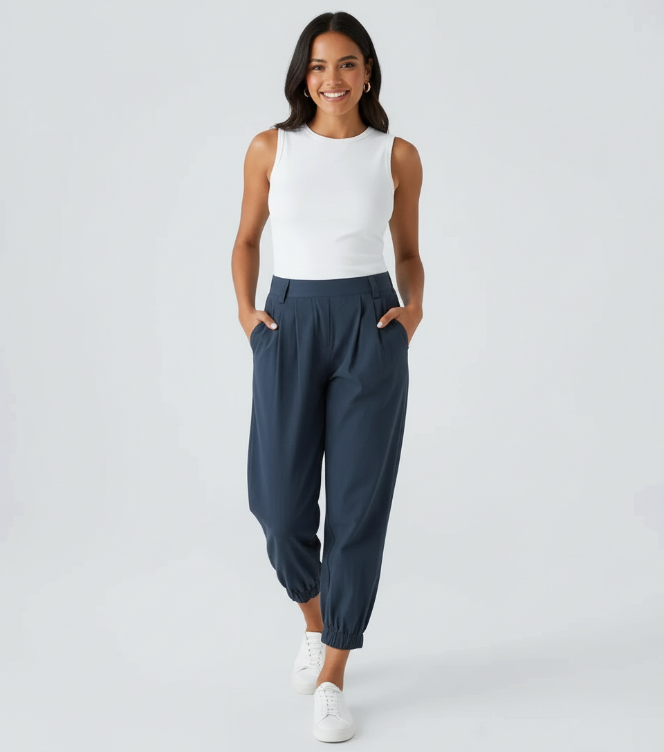 Flexibele dames jogger broek – Mila