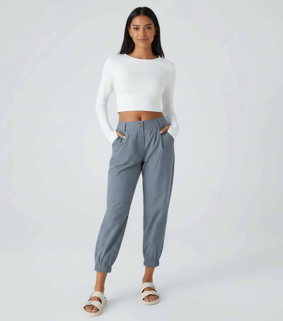Flexibele dames jogger broek – Mila