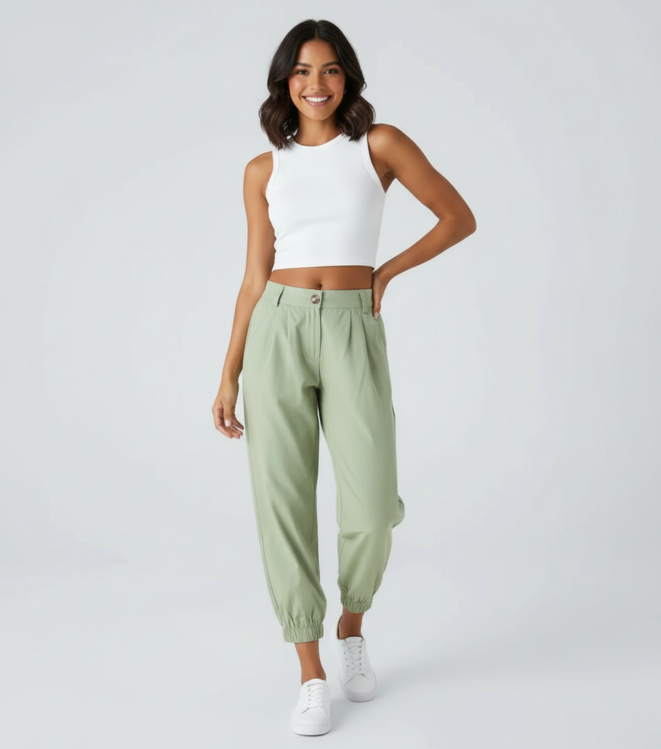 Flexibele dames jogger broek – Mila