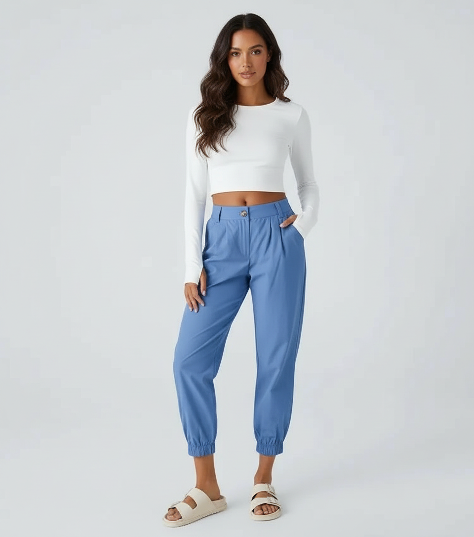 Flexibele dames jogger broek – Mila