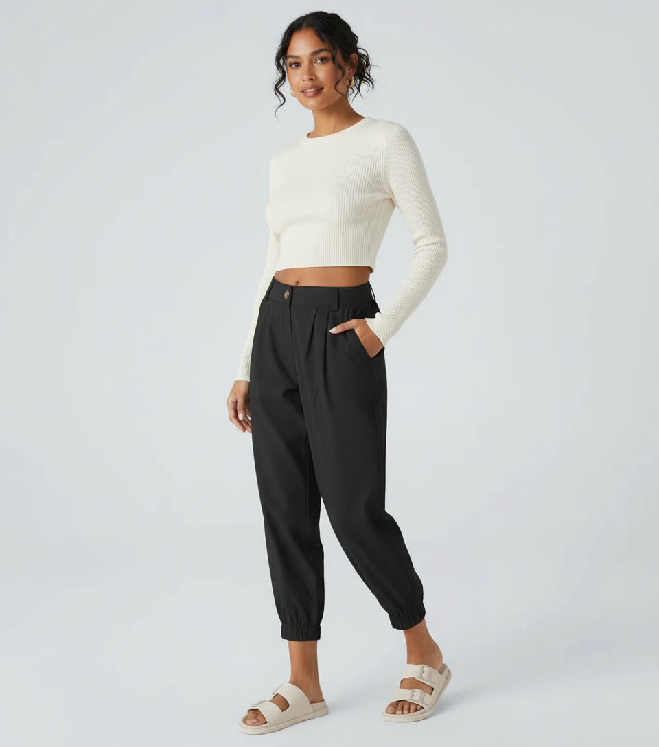 Flexibele dames jogger broek – Mila