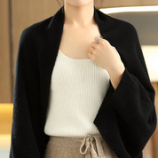 Gebreid dames vest en sjaal – Cascade