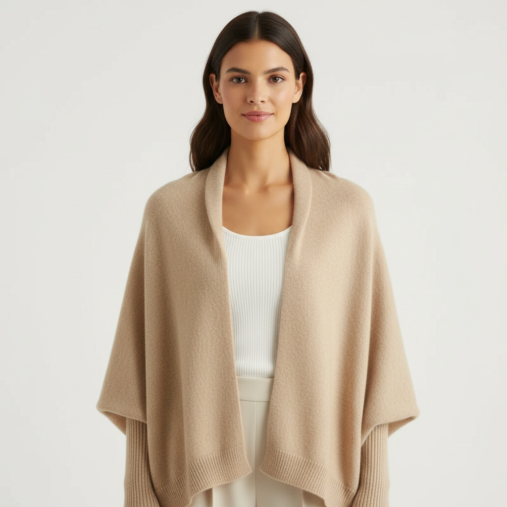 Gebreid dames vest en sjaal – Cascade