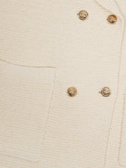 Gebreide dames blazer met ribstructuur - Eléa