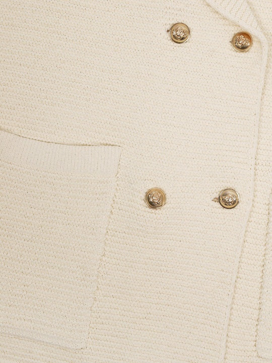 Gebreide dames blazer met ribstructuur - Eléa