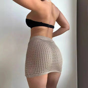 Gebreide dames cover-up rok – Paloma
