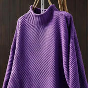 Gebreide dames trui met structuur – Amélie