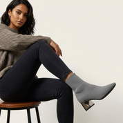 Gebreide enkellaars – Élise