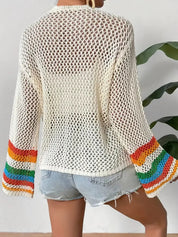 Gehaakt dames vest met kleurrijke details – Eden