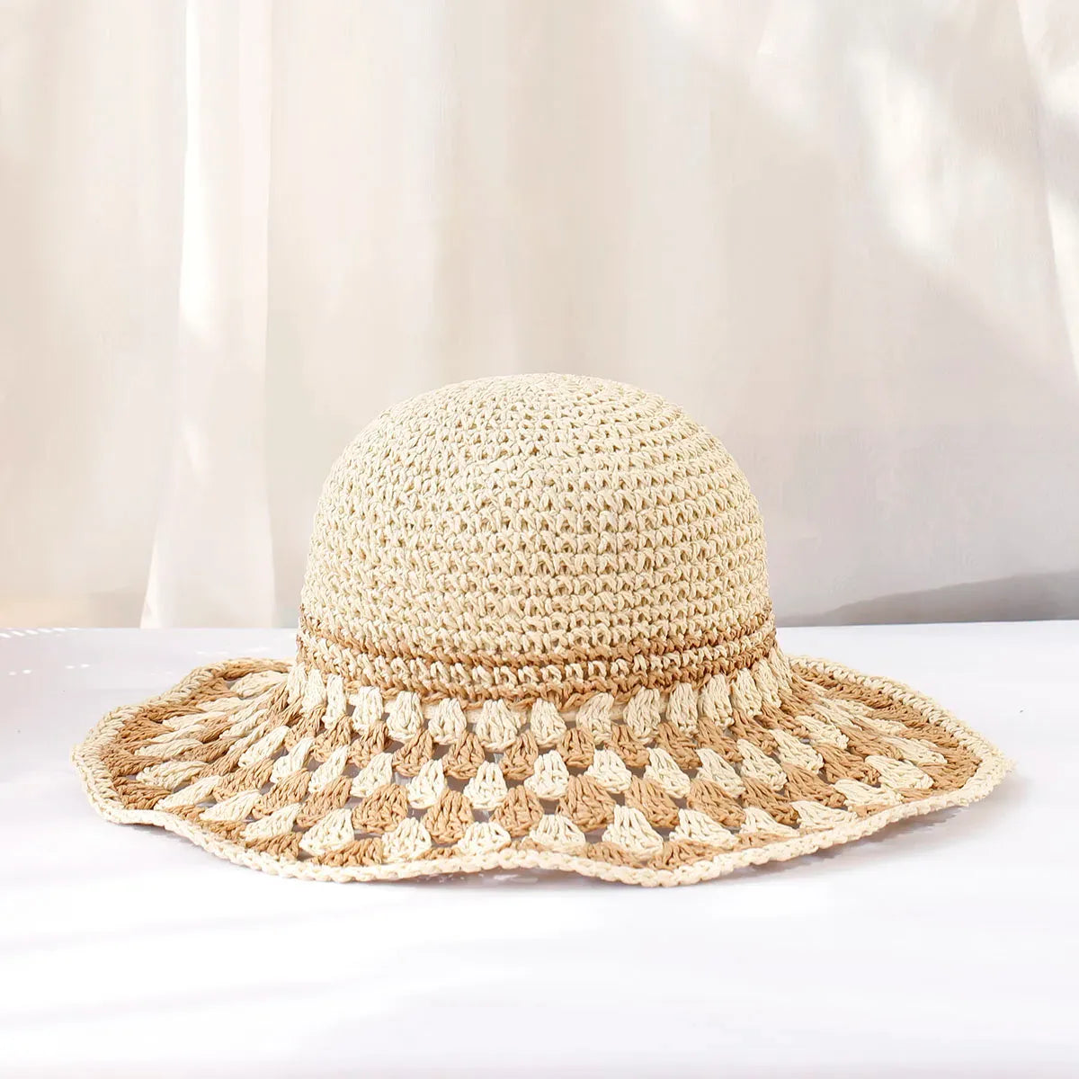 Gehaakte boho dames hoed – Soleil