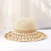 Gehaakte boho dames hoed – Soleil