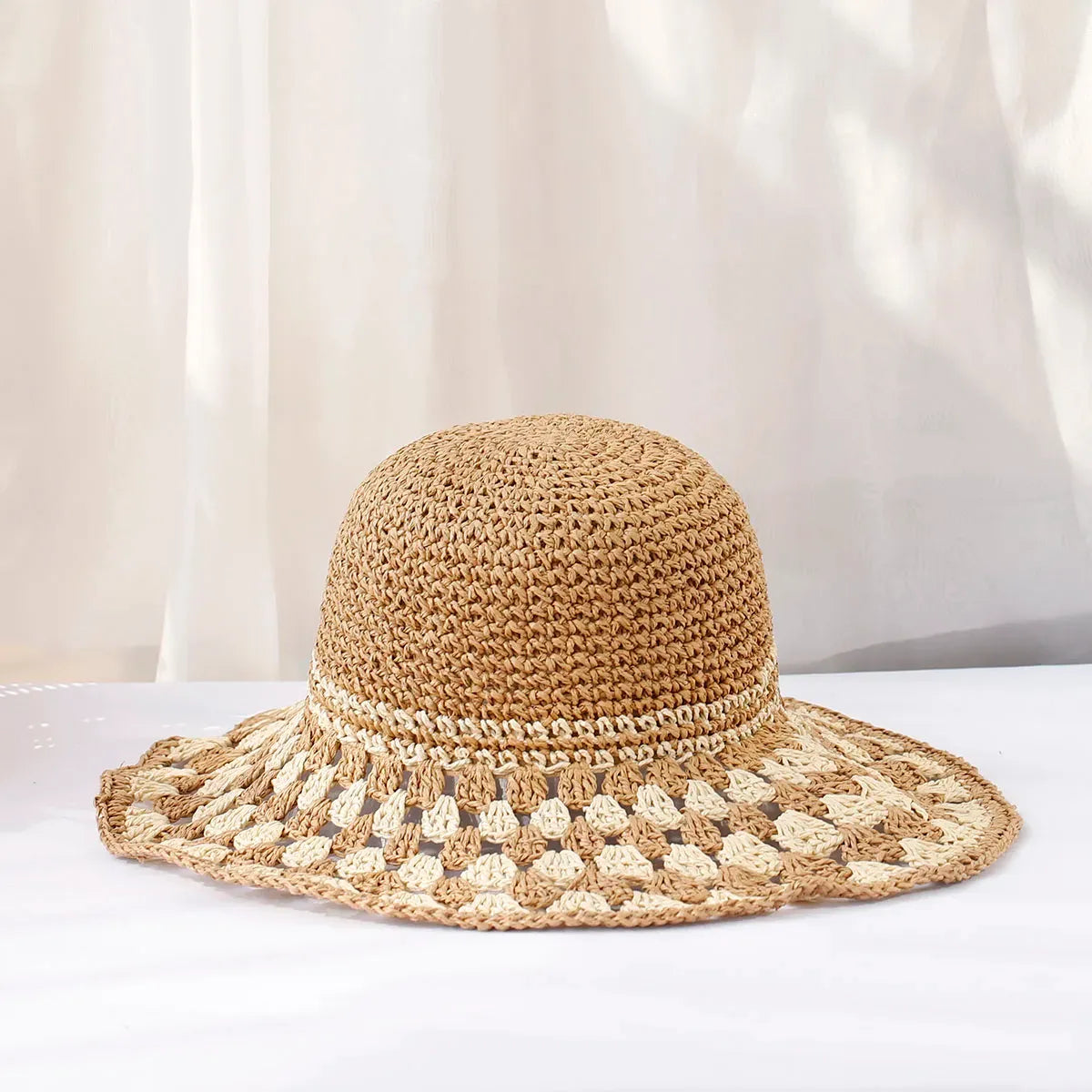 Gehaakte boho dames hoed – Soleil