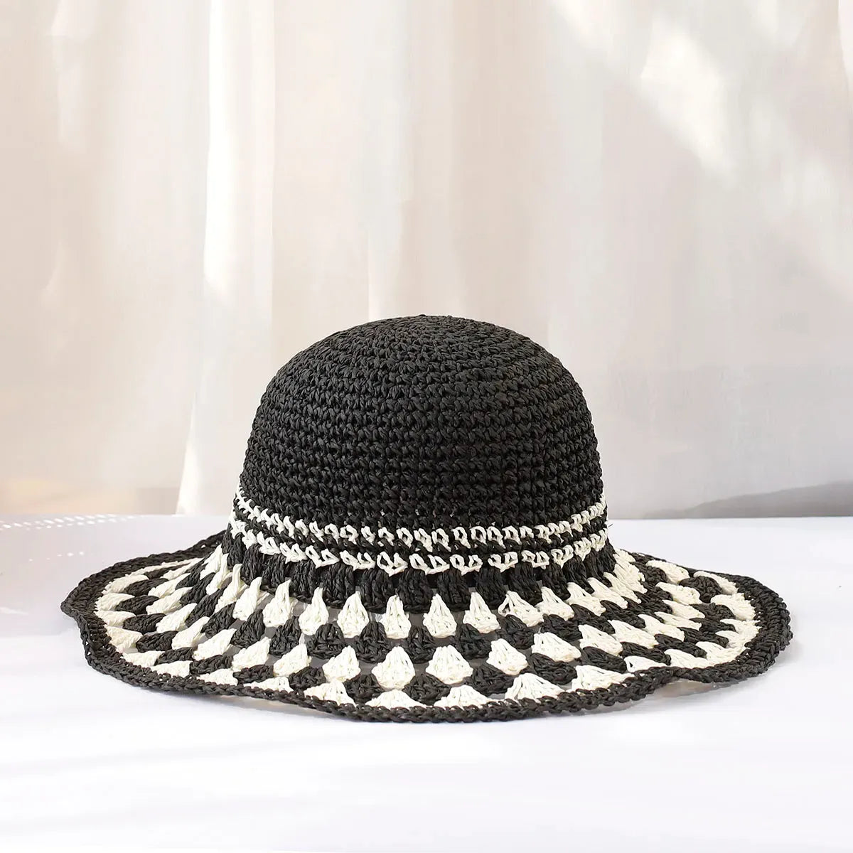 Gehaakte boho dames hoed – Soleil