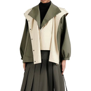 Stijlvolle dames windbreaker met overslag – Heiress