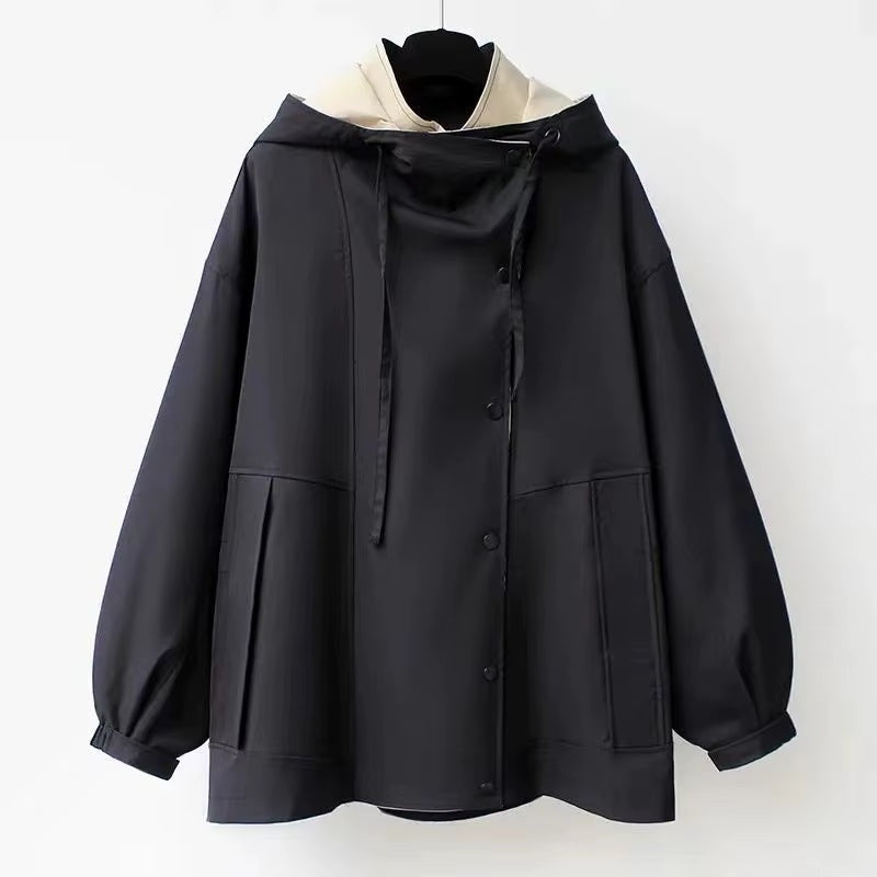 Stijlvolle dames windbreaker met overslag – Heiress