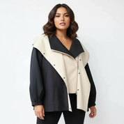 Stijlvolle dames windbreaker met overslag – Heiress