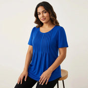 Geplooide dames top – Avie