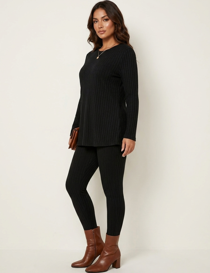 Geribde_lounge_set_dames_met_stretch_Noa_2.png