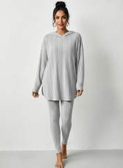 Geribde knit dames lounge set – Camden