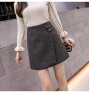 Geruite dames skort met overslag – Kensington