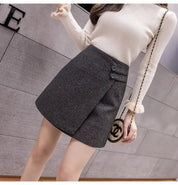 Geruite dames skort met overslag – Kensington
