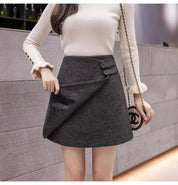Geruite dames skort met overslag – Kensington