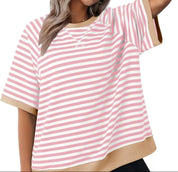 Gestreept oversized T-shirt - Julia