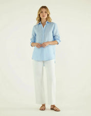 Gestreepte Linnenmix Blouse – Fleur