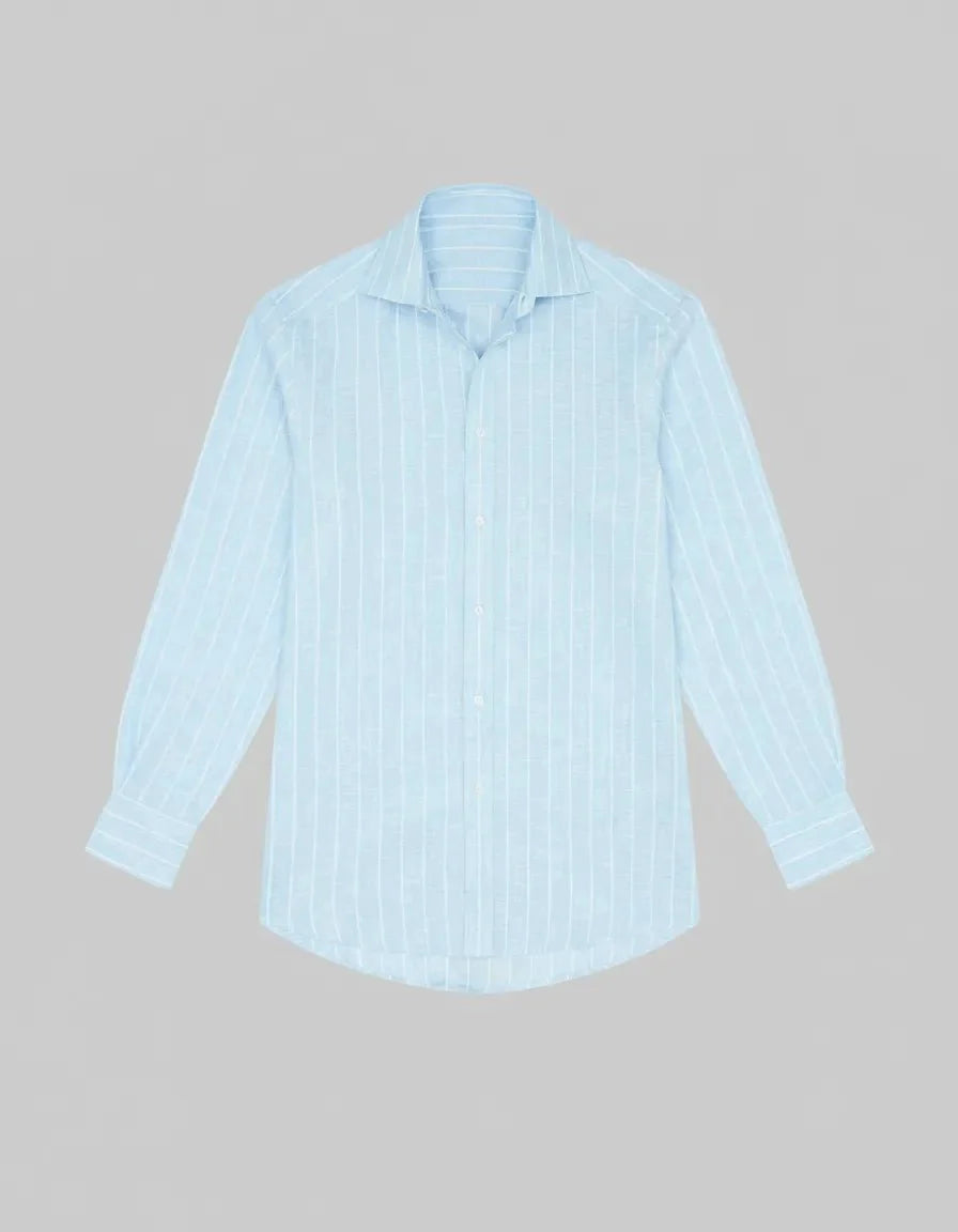 Gestreepte Linnenmix Blouse – Fleur