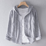 Gestreepte blouse met capuchon - Lotte