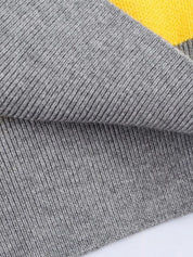 Gestreepte cropped knit polo – Séraphine