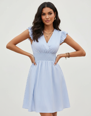 Gestreepte zomerjurk dames – Lunéa