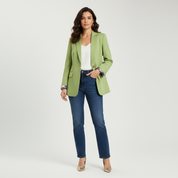 Getailleerde damesblazer met klassieke revers