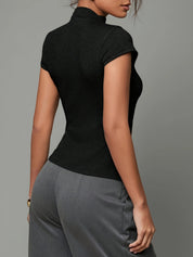 Getailleerde button-up top – Aria