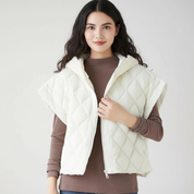 Gewatteerde dames bodywarmer met capmouw – Oslo